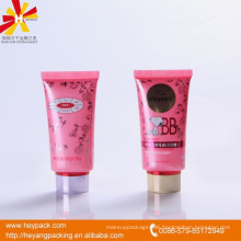 double layer screw cap cosmetic cream oval tube